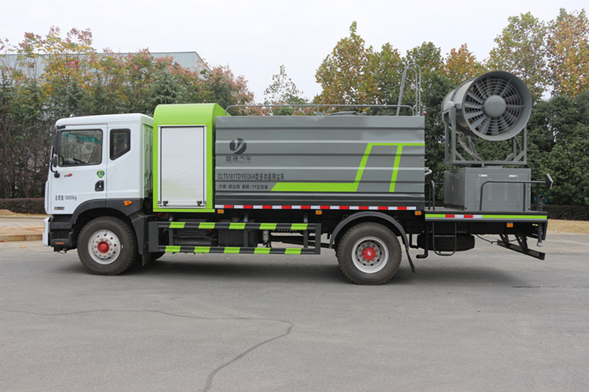 程力威牌多功能抑尘车-东风D9雾炮 洒水车