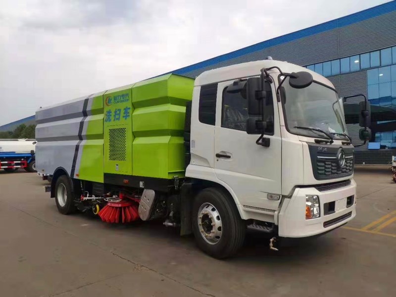 国六东风天锦洗扫车-15吨洗扫车